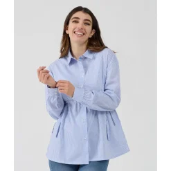 Clearance Camisa premamá de popelina a rayas Moda·Camisas Y Blusas|Premamá·Moda