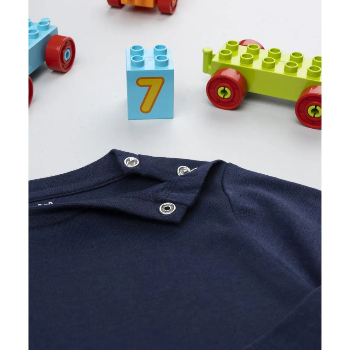Discount Camiseta azul marino de manga larga para niño Niño·Bebé Niño 3-36 Meses|Bebé Niño 3-36 Meses·Camisas Y Camisetas