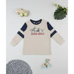 Camiseta beige de niño Jurassic World*Prenatal
