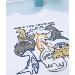 Best Camiseta blanca con dinosaurios niño Niño·Bebé Niño 3-36 Meses|Bebé Niño 3-36 Meses·Camisas Y Camisetas