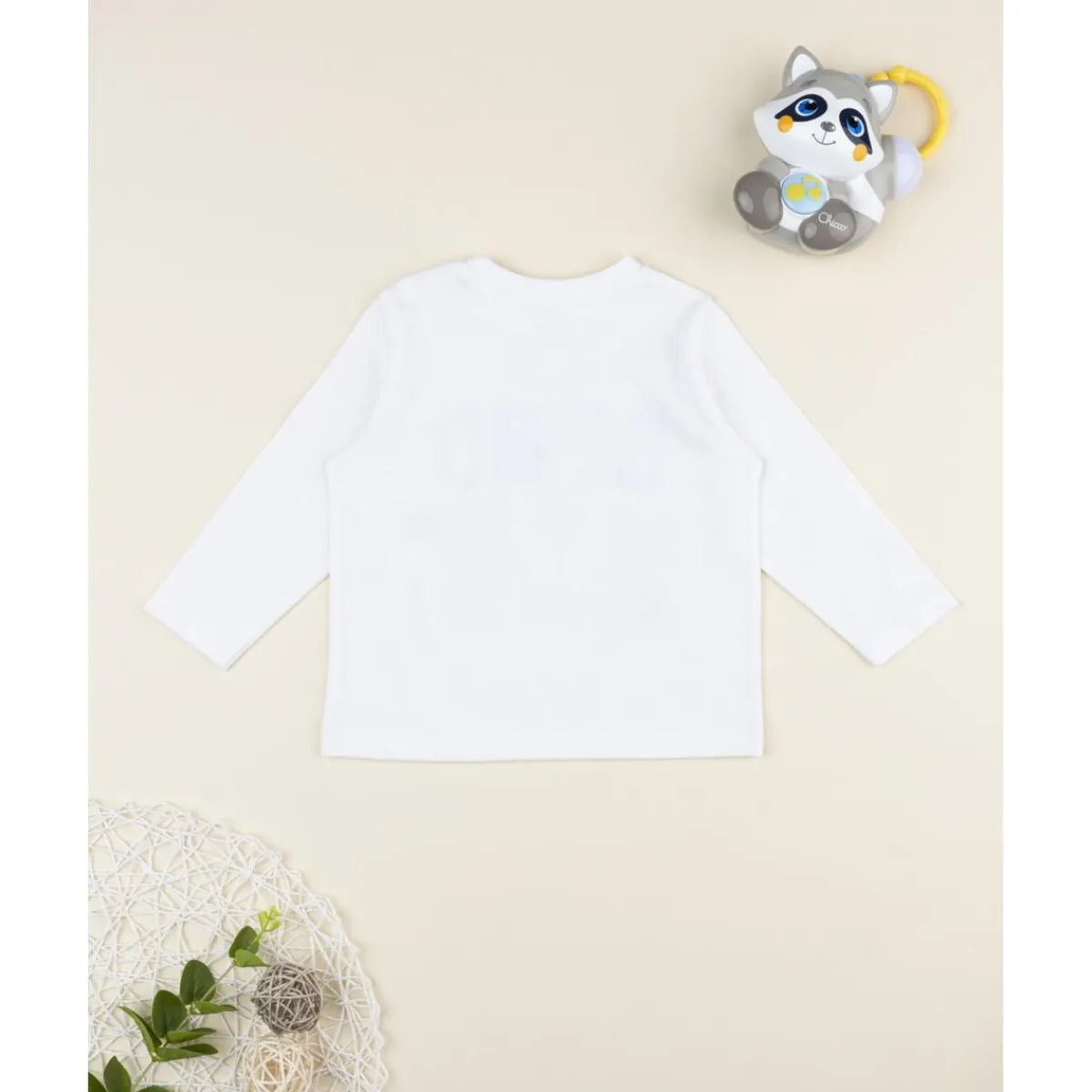 Outlet Camiseta blanca con estampado "Feel Good" Niño·Bebé Niño 3-36 Meses|Bebé Niño 3-36 Meses·Camisas Y Camisetas