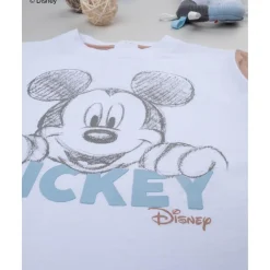 Camiseta blanca con Mickey Mouse para niño*Prenatal Best