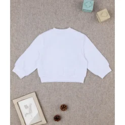 Camiseta blanca de cuello redondo para niño*Prenatal Clearance