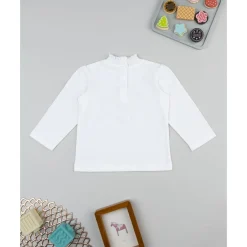 Camiseta blanca de niña con estampado de Minnie*Prenatal Online