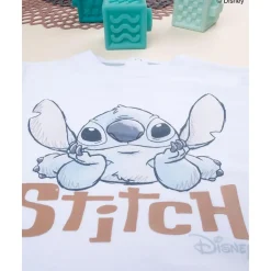 Outlet Camiseta blanca 'Stitch' para niño Bebé Niño 3-36 Meses·Camisas Y Camisetas|Niño·Bebé Niño 3-36 Meses