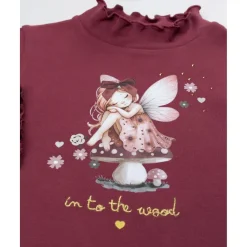 Best Camiseta cuello alto niña burdeos con hada Niña 2-10 Años·Camisas Y Camisetas|Niña·Niña 2-10 Años