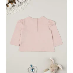 Outlet Camiseta de niña rosa con estampado Oeko-Tex Recién Nacido·Ropa Y Accesorios|Ropa Y Accesorios·Camisetas