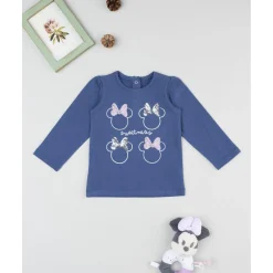 Camiseta niña azul Minnie*Prenatal Clearance