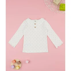 Clearance Camiseta niña blanca estampada Bebé Niña 3-36 Meses·Camisas Y Camisetas|Niña·Bebé Niña 3-36 Meses