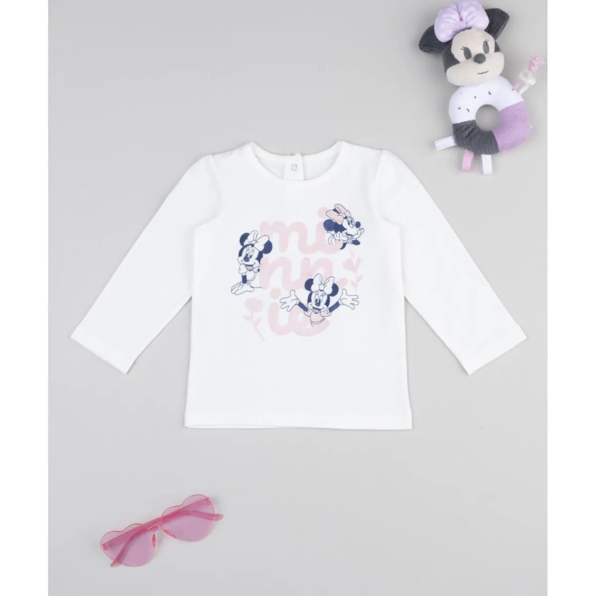 New Camiseta niña blanca Minnie Bebé Niña 3-36 Meses·Camisas Y Camisetas|Niña·Bebé Niña 3-36 Meses