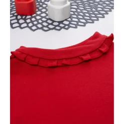 Camiseta niña roja cuello alto*Prenatal Sale