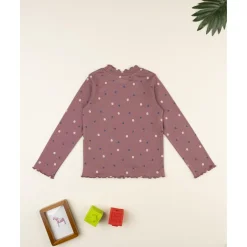 Outlet Camiseta niña rosa con corazones Niña·Niña 2-10 Años|Niña 2-10 Años·Camisas Y Camisetas