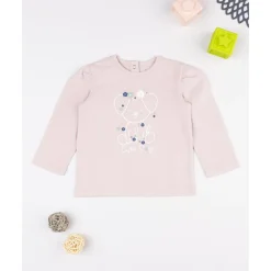 Camiseta niña rosa con perrito Bebé Niña 3-36 Meses·Camisas Y Camisetas|Niña·Bebé Niña 3-36 Meses
