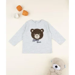 Camiseta niño gris osito*Prenatal Hot