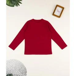 Camiseta roja de manga larga para niño*Prenatal