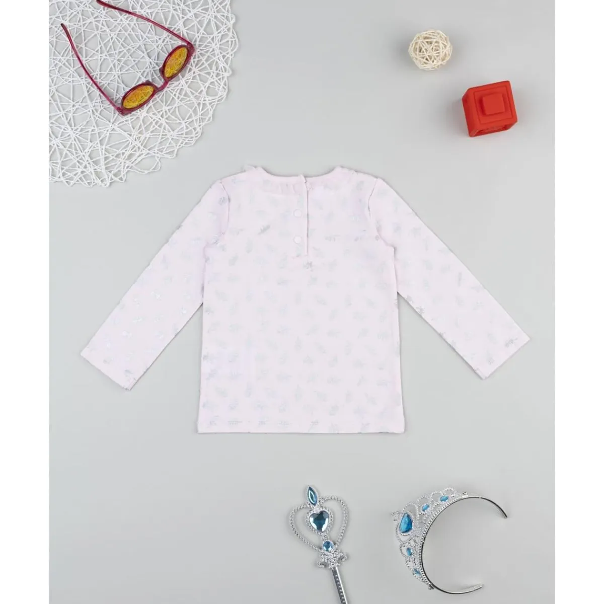 New Camiseta rosa con volantes niña Niña·Bebé Niña 3-36 Meses|Bebé Niña 3-36 Meses·Camisas Y Camisetas