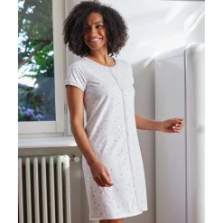 New Camisón de Maternidad con Estampado de Corazones Premamá·Íntimo Y Noche|Íntimo Y Noche·Camisetas Interiores Y Body