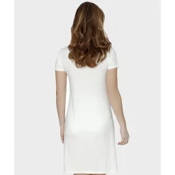 Discount Camisón de parto de manga corta totalmente abierto blanco Premamá·Íntimo Y Noche|Íntimo Y Noche·Camisetas Interiores Y Body