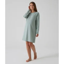 Online Camisón verde con estampado de lunares Premamá·Íntimo Y Noche|Íntimo Y Noche·Pijamas Y Camisones