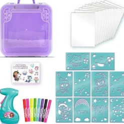 Best - Gabbys Dollhouse - Maletín de Actividades Creativas con Spray ㅤ Arte Y Manualidades