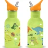New Cantimplora acero inoxidable Dino Water Revolution 500 ml Material Escolar