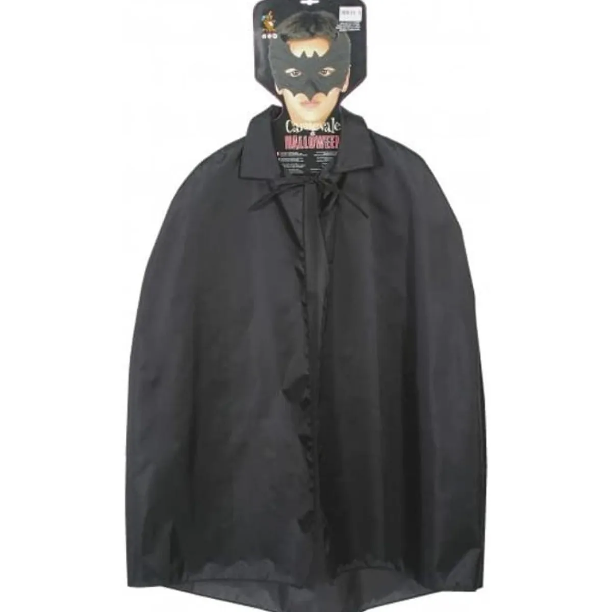 Hot Capa de color negro para niño, talla única Disfraces|Halloween