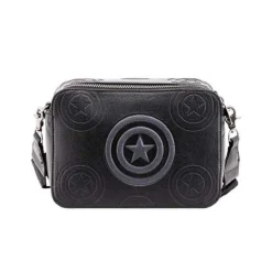 Capitán América - Bolso Ibiscuit Negro*AVENGERS Best