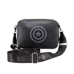 Capitán América - Bolso Ibiscuit Negro*AVENGERS Best