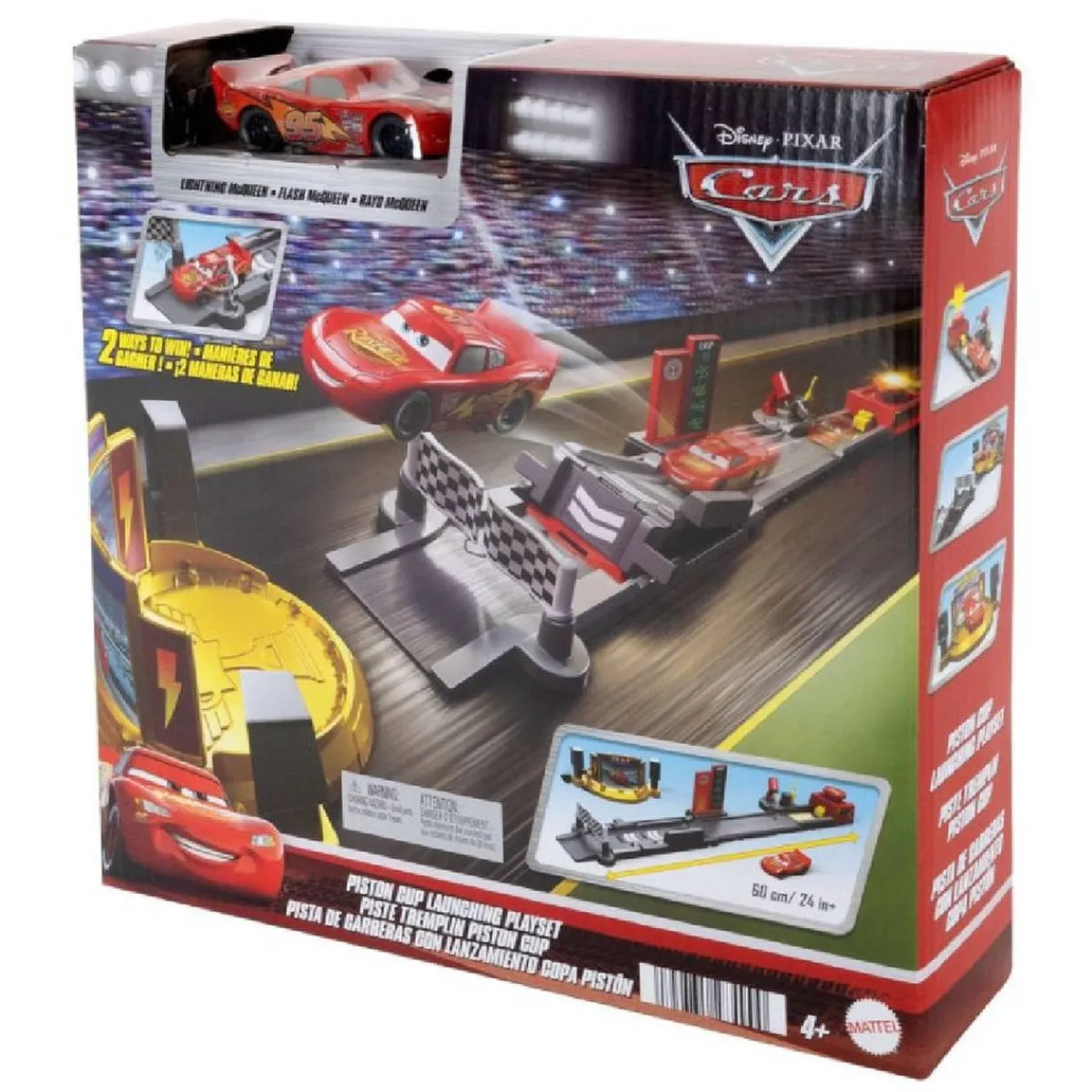 Clearance - Pista de carreras con lanzamiento Piston Cup Vehículos Y Circuitos