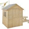 Caseta de madera infantil con mesa de picnic Tiana*SOULET New