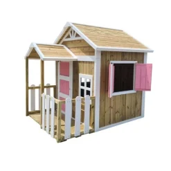 Casita infantil Olden de madera Rosa*MASGAMES Clearance