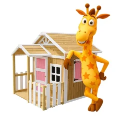 Casita infantil Olden de madera Rosa*MASGAMES Clearance