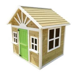 Casita infantil Visby de madera Verde*MASGAMES Outlet