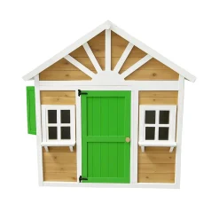 Casita infantil Visby de madera Verde*MASGAMES Outlet