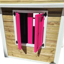 Casita infantil Visby de madera Rosa*MASGAMES Online