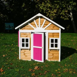 Casita infantil Visby de madera Rosa*MASGAMES Online