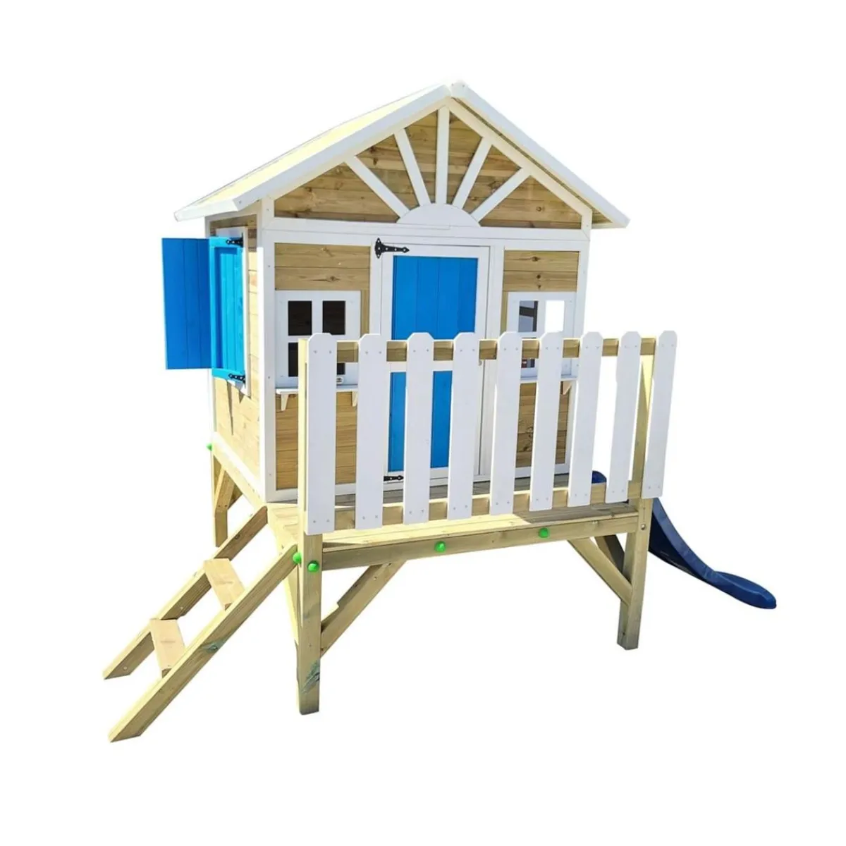 Casita Visby elevada 60 cm Azul*MASGAMES Outlet
