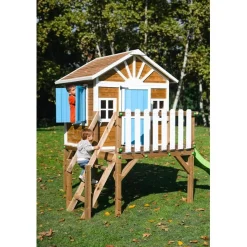 Casita Visby elevada 90 cm Azul*MASGAMES Hot