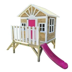 Casita Visby elevada 60 cm Rosa*MASGAMES Discount
