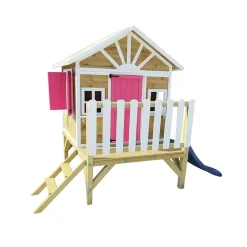 Casita Visby elevada 60 cm Rosa*MASGAMES Discount