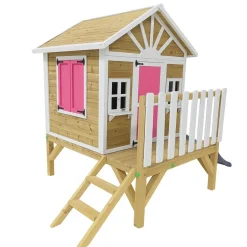 Casita Visby elevada 60 cm Rosa*MASGAMES Discount