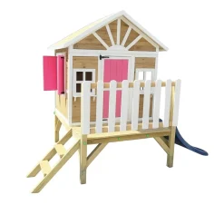 Casita Visby elevada 60 cm Rosa*MASGAMES Discount