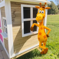 Casita Visby elevada 60 cm Rosa*MASGAMES Discount