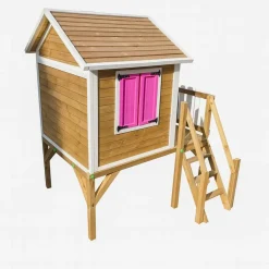 Casita Visby elevada 90 cm Rosa*MASGAMES New