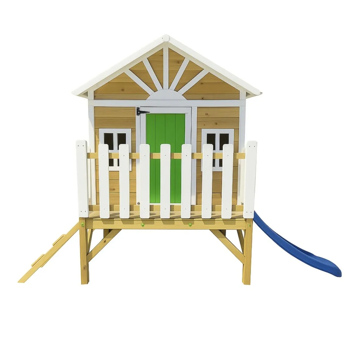Casita Visby elevada 60 cm Verde*MASGAMES Best