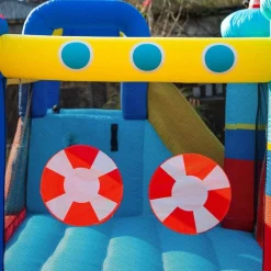 Castillo Hinchable con tobogán 265 cm*OUTSUNNY