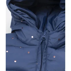 Cazadora niña azul marino con corazones allover*Prenatal Clearance