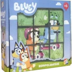 Hot Toys - Bluey - Rompecabezas de 9 cubos Bluey ㅤ Friki Zone|Juguetes Educativos Y Libros