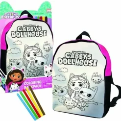 Toys - Gabbys Dollhouse - Mochila para Colorear*CEFA Outlet