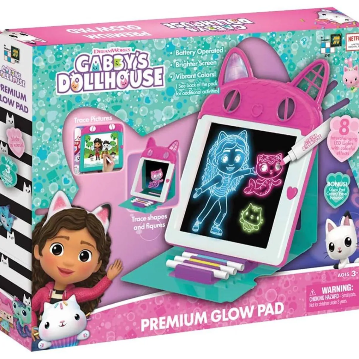 Toys - Pizarra mágica con luces de colores y casa de muñecas ㅤ*CEFA Hot